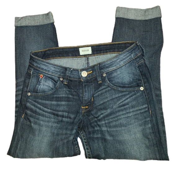 HUDSON BACARA CUFFED STRAIGHT LEG JEANS - Picture 5 of 7